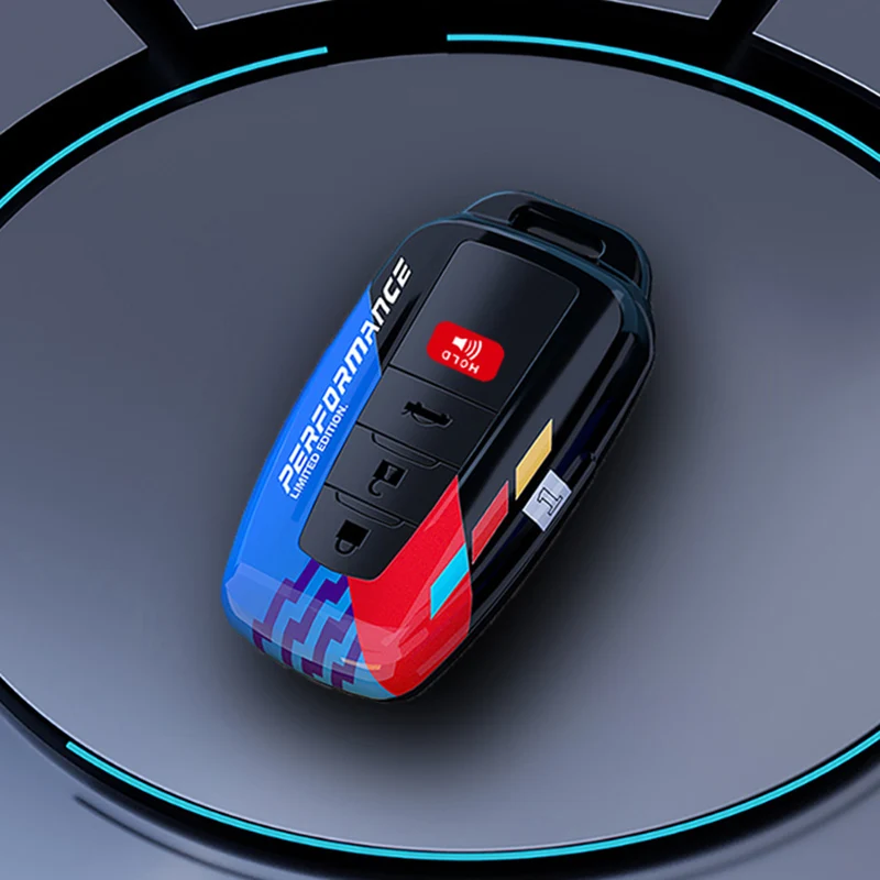 Premium Carbon ABS Car Key Case Protector - Enhanced Auto Accessory Cover