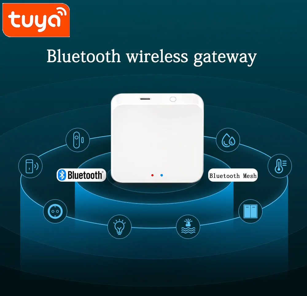 Tuya Wifi Bridge Wireless Wifi Gateway 2.4G Smart Life APP Remote Control Device