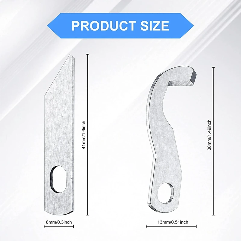 4Pcshome Sewing Machine Sewing Knife Set Compatible Model 925D 929D 935D 1034D Upper And Lower Knife X77683001 XB0563001