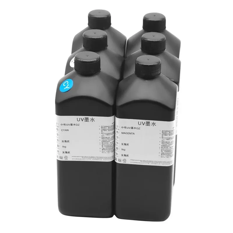 Printer Supplies Ink Cartridge Inkjet Ink Cartridge 1000ML UV Curing Ink For Epson XP600 TX800 XP-600 TX-800 L800 L805 L1800 R290 R300 1390 1400 1410 1430 DX5 DX7 DX10 UV Printer