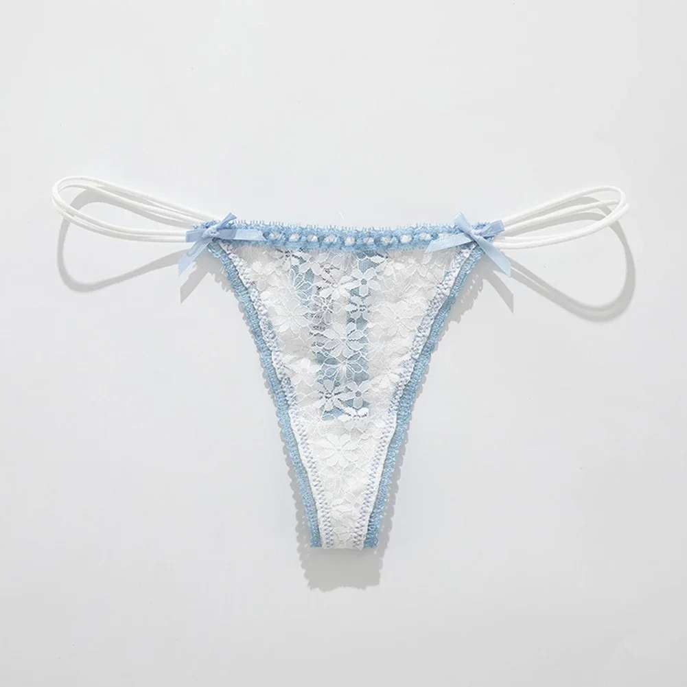 Lace Bow Panties Low Waist Panties Daily Wear Home Wear Solid Color All Seasons Breathable Casual Medium Elasticity 12 S26e17e17efdf4e0dac314acad5bb2d232