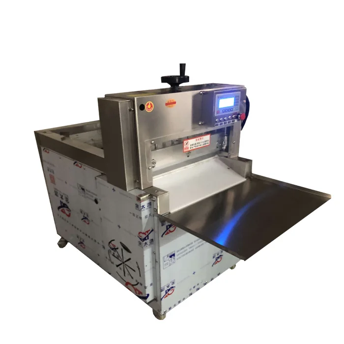 

Popular electric high output Frozen Meat Slicer / Mutton Slice Machines / Full Automatic pork Meat Slicer