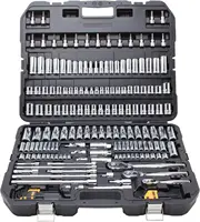 Mechanics Tool Set, SAE and Metric, 1/2, 1/4, 3/8 Drive Sizes, 192-Piece (DWMT75049) 1