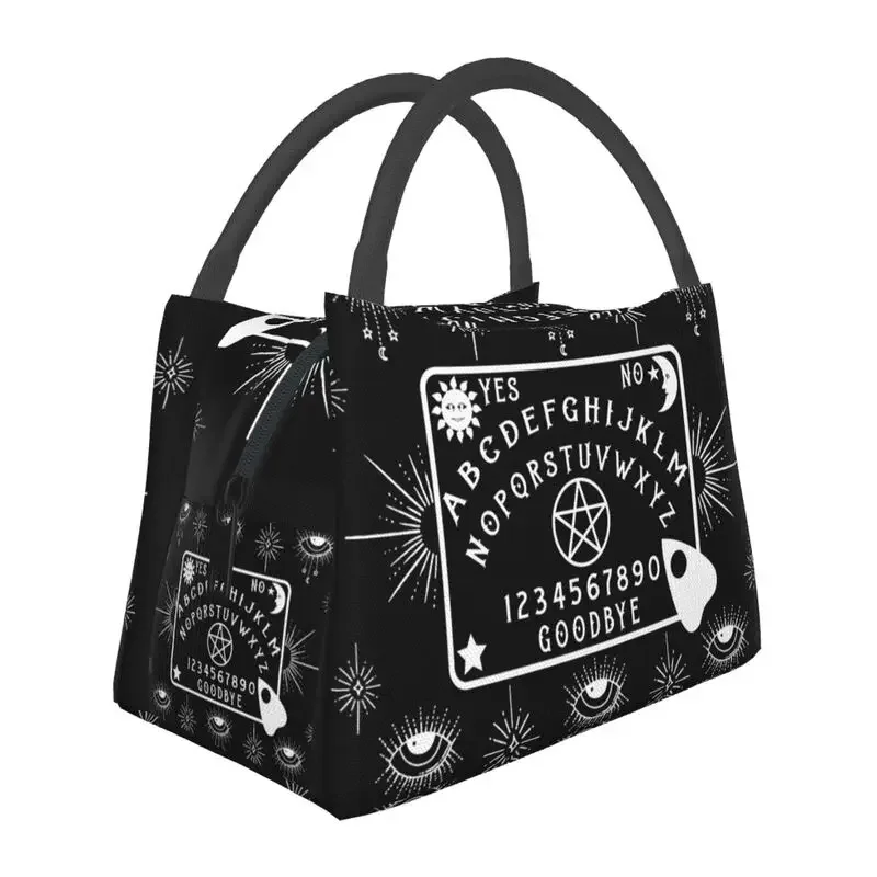 

Mystical Spirit Board Halloween Witch Thermal Insulated Lunch Bags Ouija Occult Magick Portable Lunch Container Meal Food Box