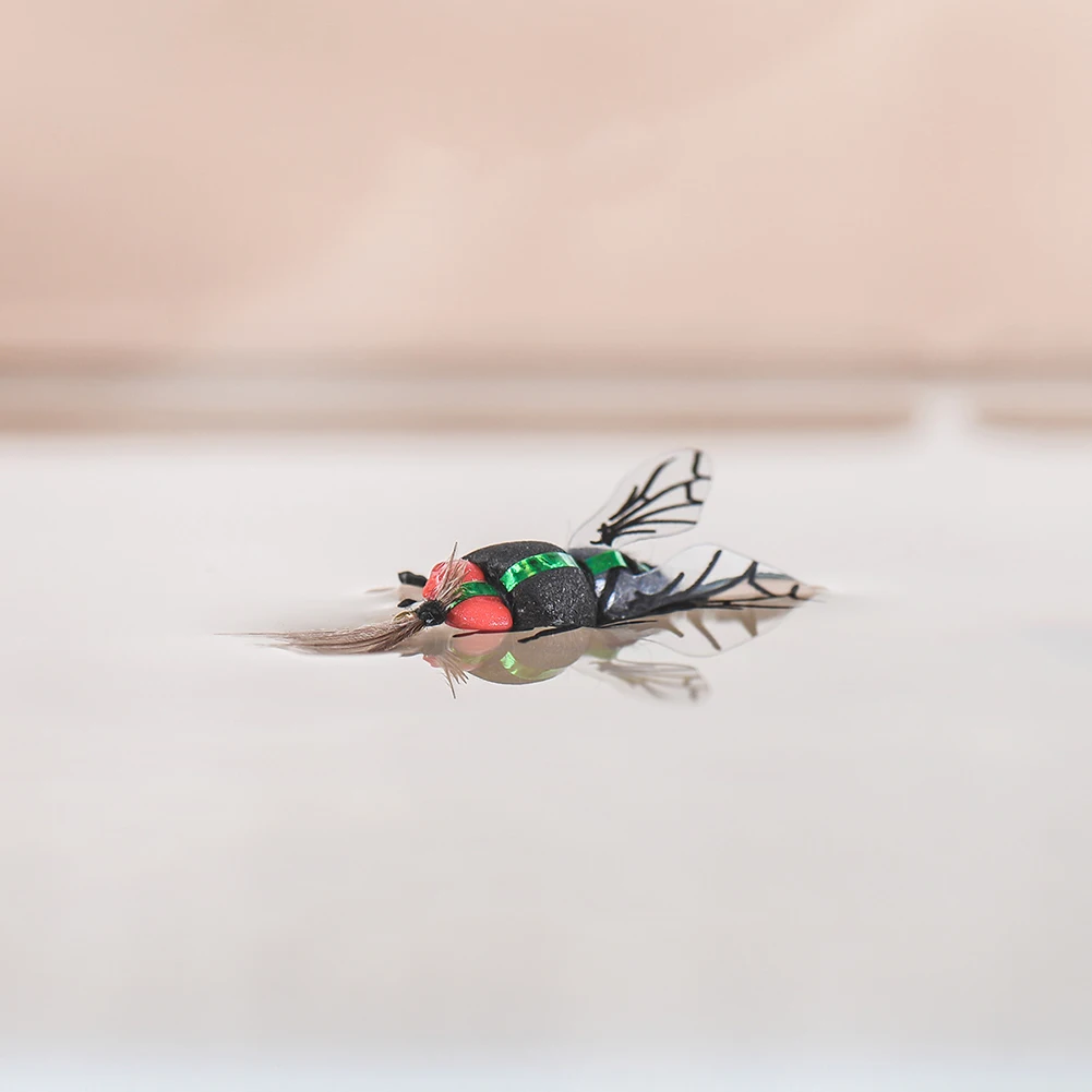 

Fly Hook Fly Fishing Lures Panfish Perfectly Imitating Bees Or Flies Falling Into The Water To Attract More Fish Realistic Shape