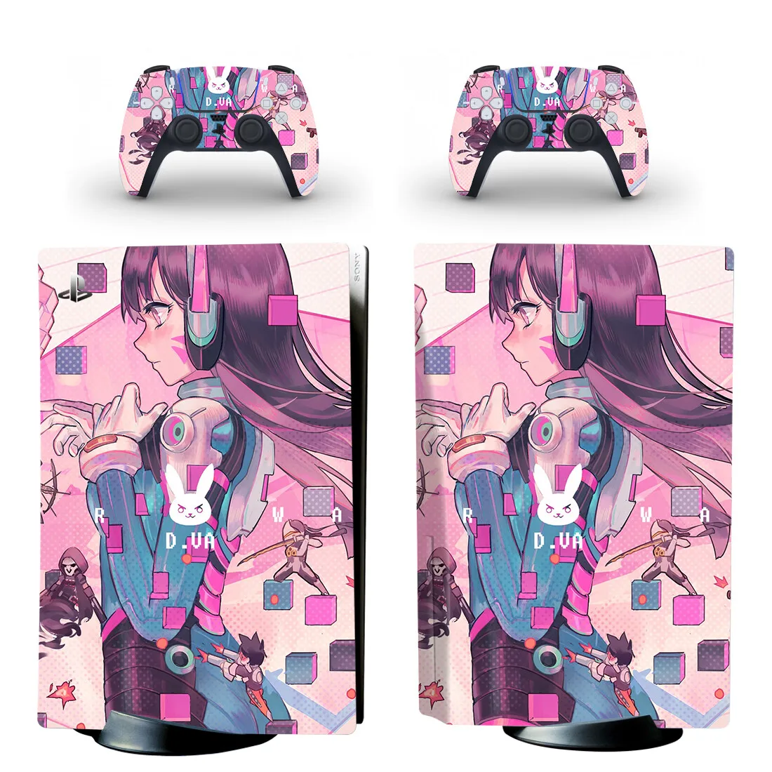 Dva Game Ps5 Disc Skin Sticker Decalcomania Cover Per Console Controller Ps5 Disk Skin Sticker Vinyl