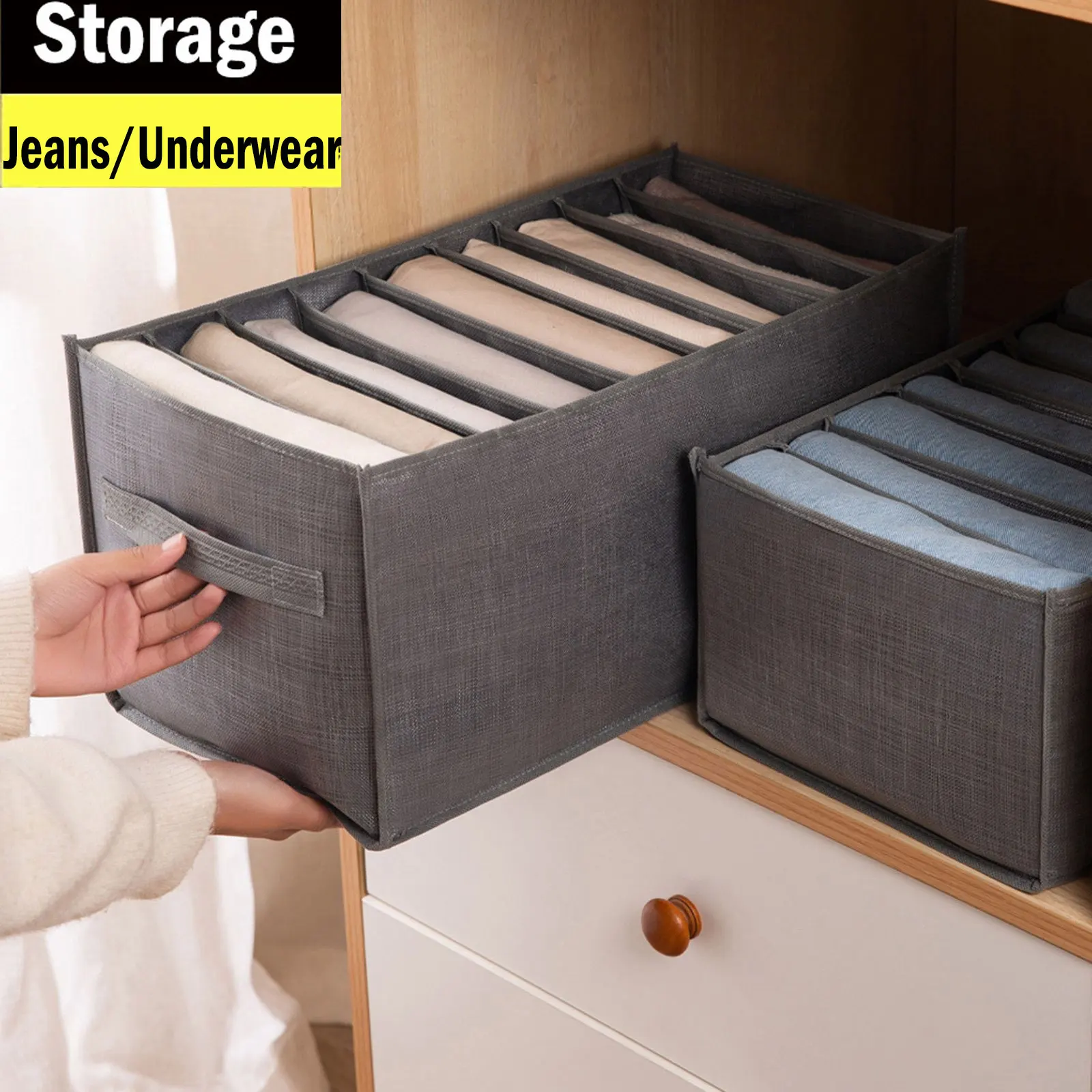 Drawer Divider Organizer Pants Storage Organizer Clothes Storage