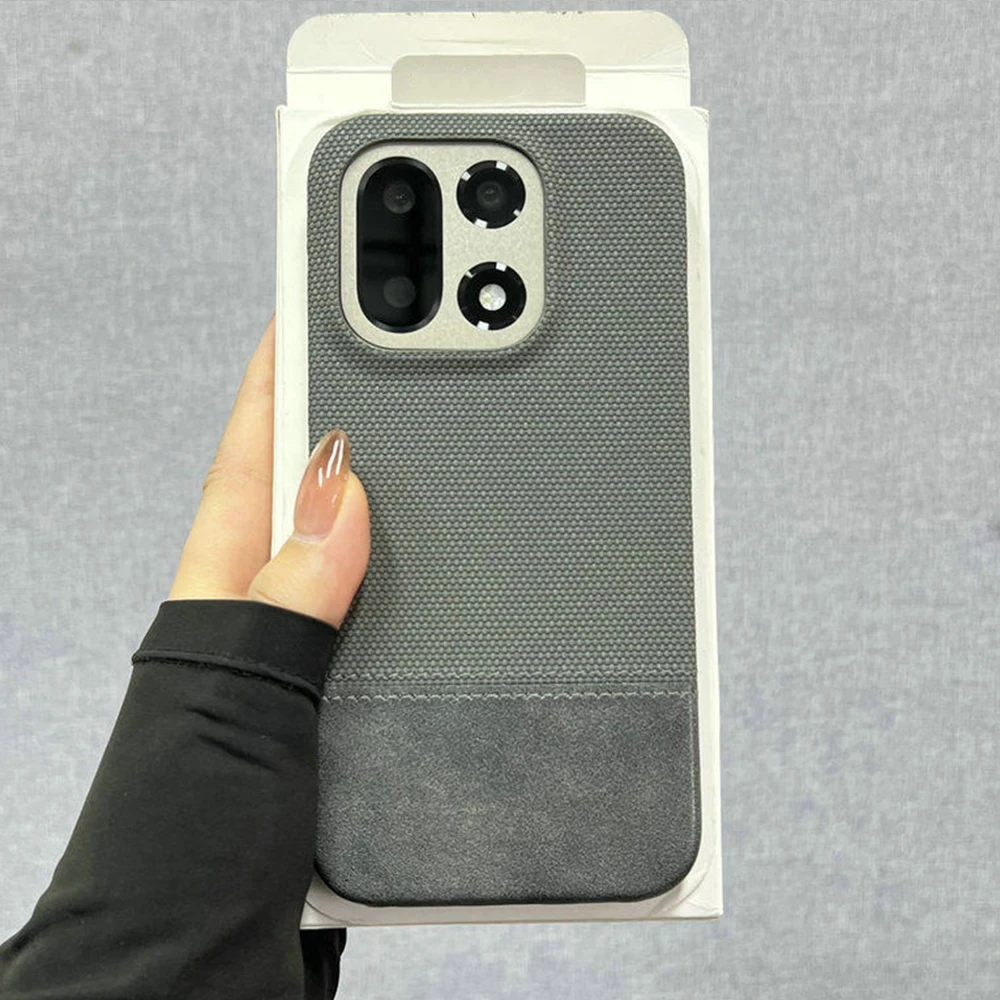 Premium PU Leather Iron-On Nylon Fabric Frameless Cooling Case