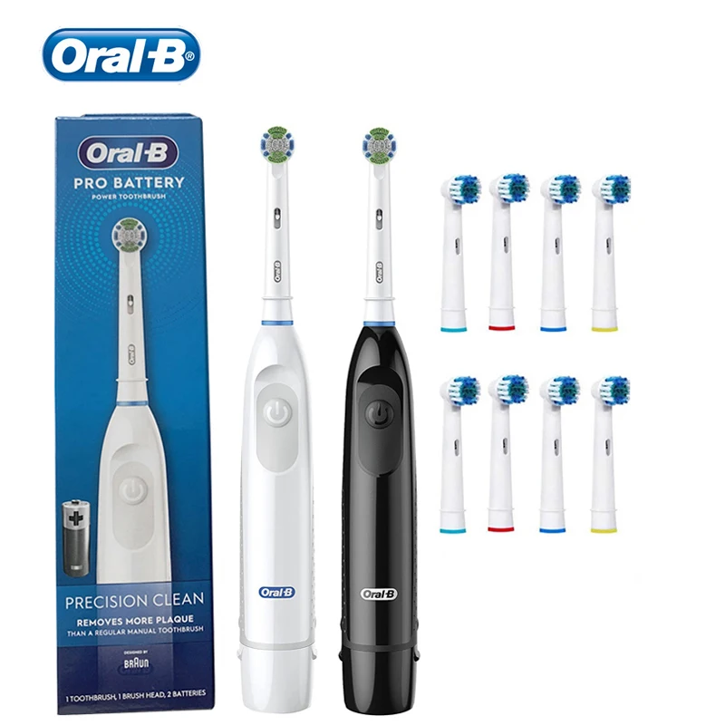 Oral B Electric Toothbrush 4010 Advance Power Toothbrush Precision Clean Teeth Remove Plaque With Extra Replacement Brush Heads