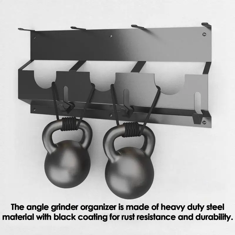 Angle Grinder Holder Wall Mount Angle Grinder Stand Angle Grinder Disc Grinder Cable Storage Rack For Cutting Polishing machines