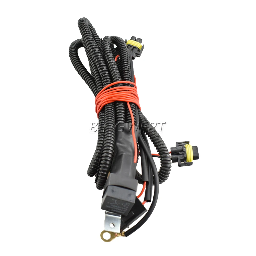 Fog Light Lamp Wires Harness Cable With Fuse For VW New POLO Golf For Jetta MK5 MK6 images - 6