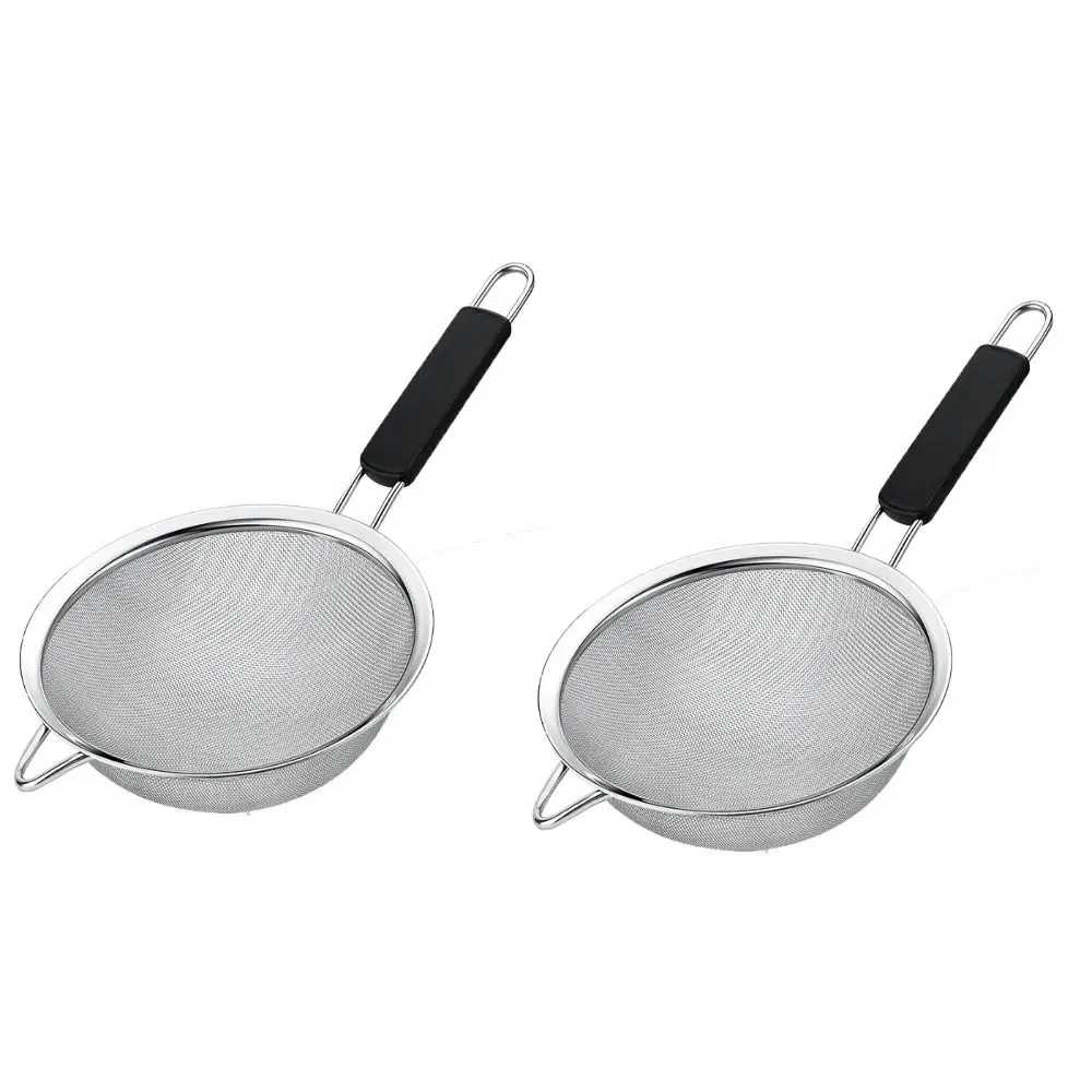 

Сетчатый фильтр из нержавеющей стали, 6,3 дюйма, с резиновой ручкой