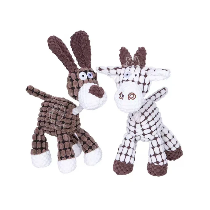 

27cm Pet Dog Plush Toys for Aggressive Chews Dog Noisy Squeak Toys Stuffed Animals Cotton Material PT7