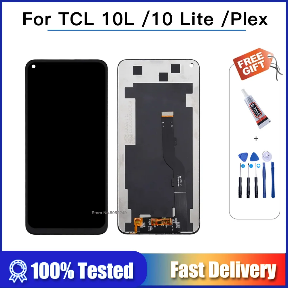 

Original For TCL Plex T780H 10L T770H 10 5G T790Y T790S LCD Display Touch Screen Digiziter Assembly Replacement With Tools glue