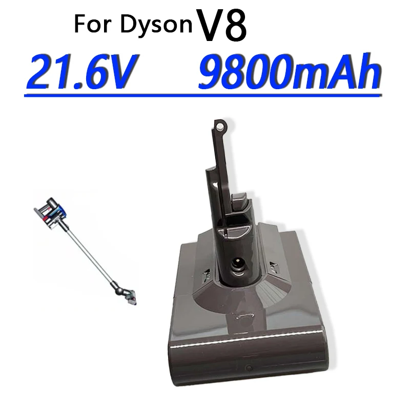 

Литий-ионный аккумулятор для пылесоса Dyson V8, 6800 мАч/9800 мАч, 21,6 в