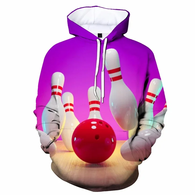 thumbnail image 1 of Sudadera con capucha de bola de bolos con estampado 3D para hombre, sudadera con capucha de manga larga con patrón colorido, sudadera con personalidad, sudadera para niños, ropa deportiva, 1 of 5
