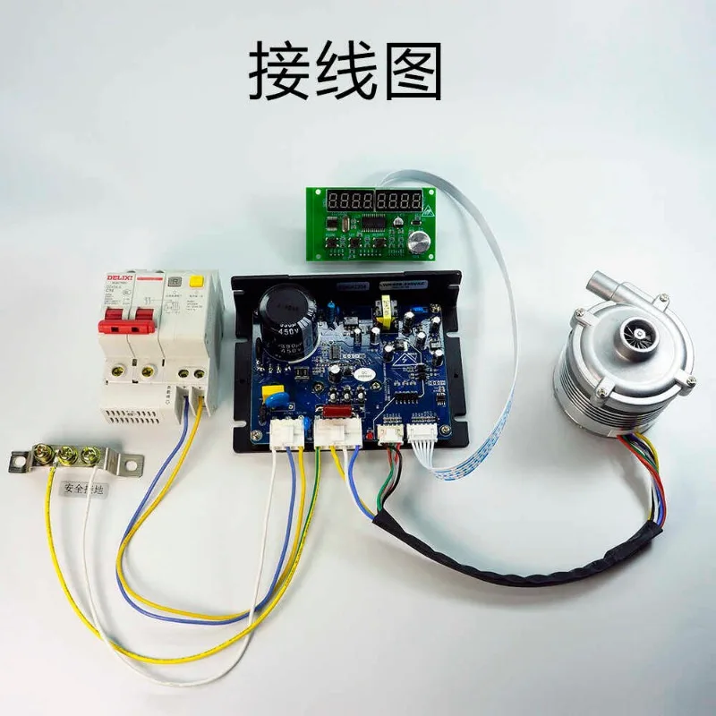 220V24V 풍압 50KPA 모든 알루미늄 합금 소형 DC 브러시리스 송풍기 80,000회전분 강력