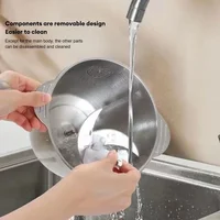 Мясорубка из нержавеющей стали 304, измельчитель, процессор, машина для изготовления чеснока, грязи, измельчитель овощей, мясорубка, 5 л, электрическое мясо — изображение 4