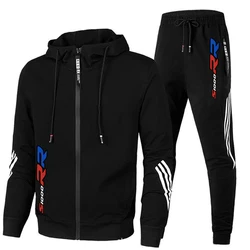 FOR BMW S1000R S1000RR S1000XR Motorcycle 2023 new men's casual sportswear sportswear hooded printe top trousers