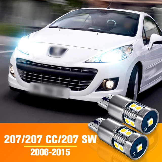 2pcs LED Parking Light Bulb Accessories For Peugeot 207 CC SW 2006-2015 2007 2008 2009 2011 2012 2013 2014 - AliExpress