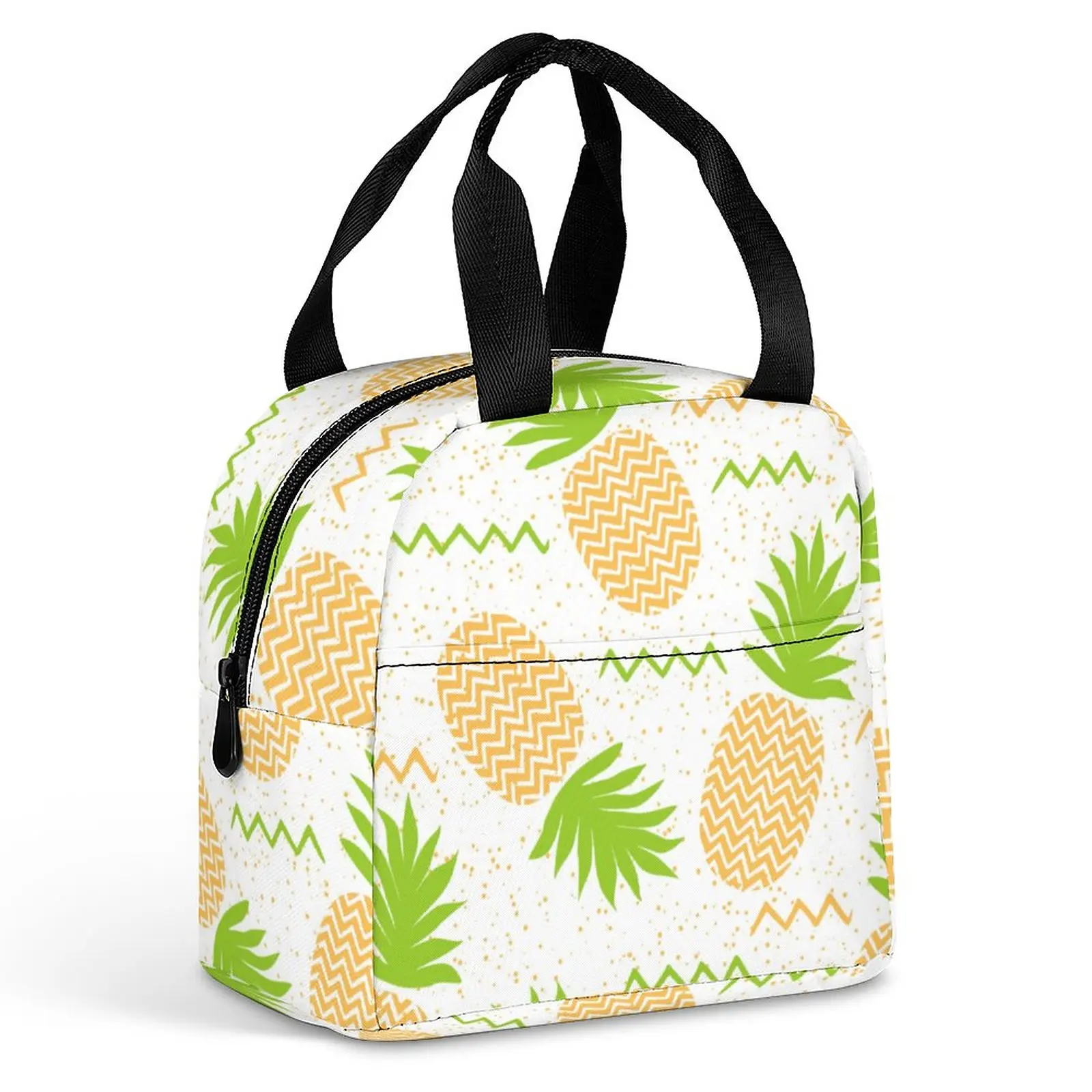 

Custom Pattern Tote Lunch Bags for Women Cute Pineapple Print Portable Meal Bag Picnic Travel Breakfast Box Office Work School