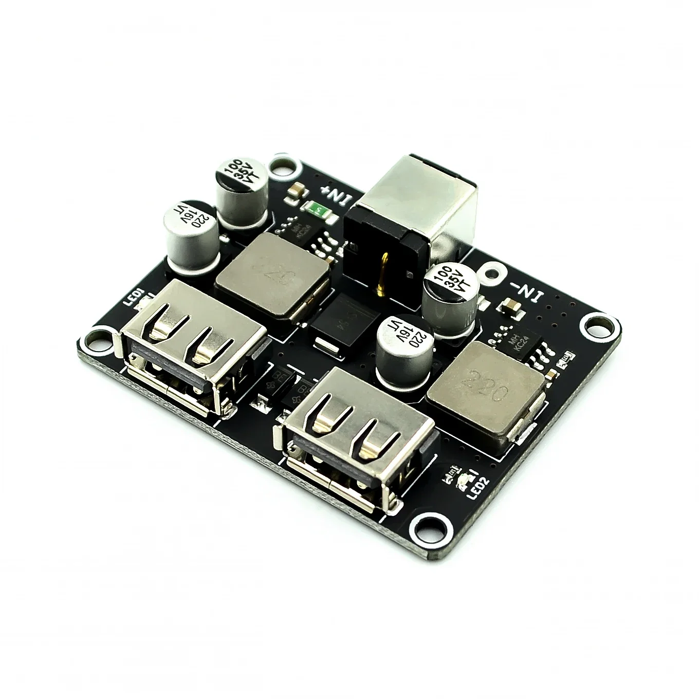 USB QC3.0 QC2.0 DC-DC Buck Converter Charging Step Down Module 6-32V to 3V 5V 12V Fast Charger Circuit Board
