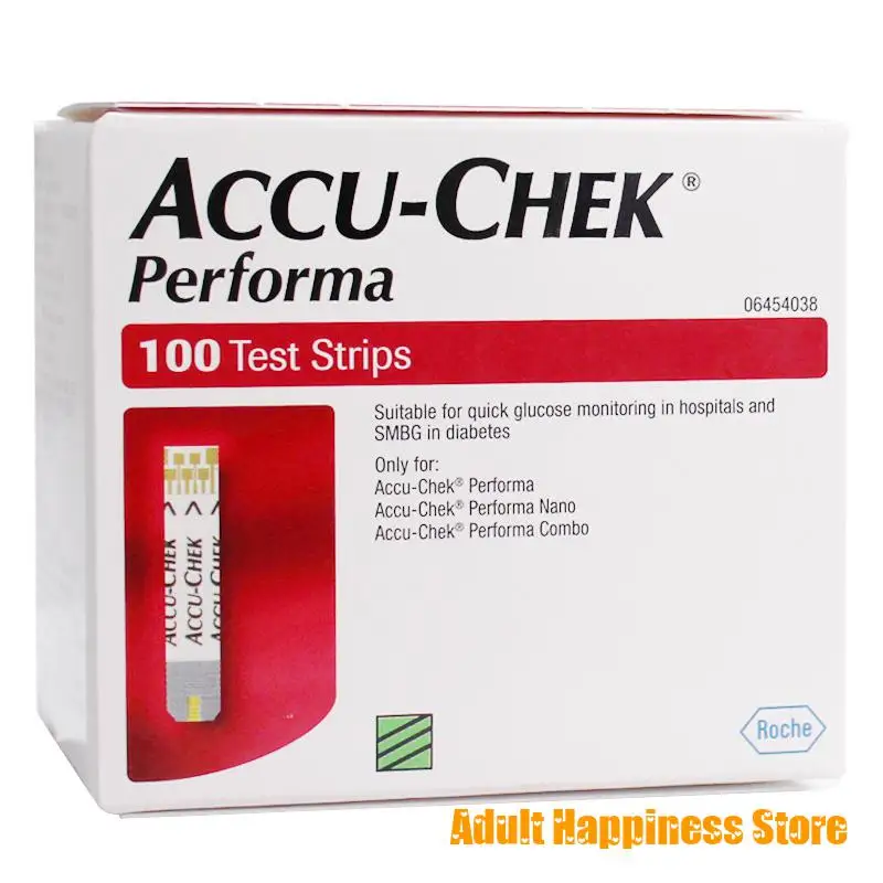 Rocheoper Ltd Tune-free Code Accu Chek Performa Test Strips(without Chip) 50/100 Pcs Exp:.12