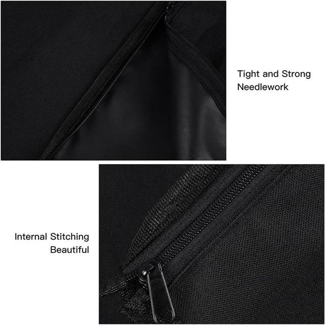 PC Dust Cover 62x26x52cm Black Desktop CPU Dust Cover Computer Host PC Case Cover Antiscratch Accessories Portable Tower PC Case