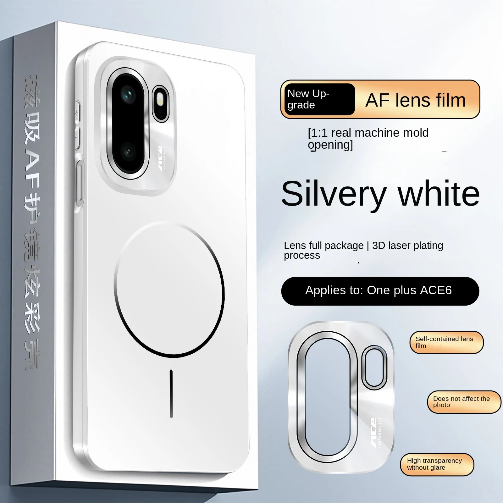 Colorful Magnetic Full-Lens Protective Scratch-Resistant Phone Case