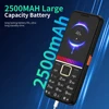 SERVO 2175 2G GSM Button Mobile Phone Dual Flashlight 3 SIM Card Loud Speaker Bluetooth Dial Music Player MP3 Feature Telephone 5
