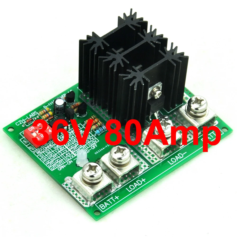 Lvd Module CZH-LABS-Low-Voltage-Disconnect-Module-LVD-36V-80A-Protect-Prolong ...