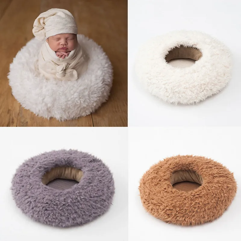 Newborn Photography Props Accessories Seat Cushion Wrap Set Baby Posing Assist Cushion Blanket Boys Girls Studio Photo Shooting