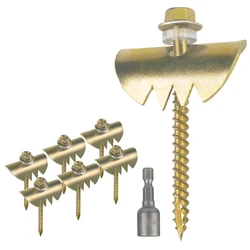 Wire Fencing Option 50Pcs Staples for Chicken Wire Fencing Galvanized Metal Construction Suitable for Different Types of Wire