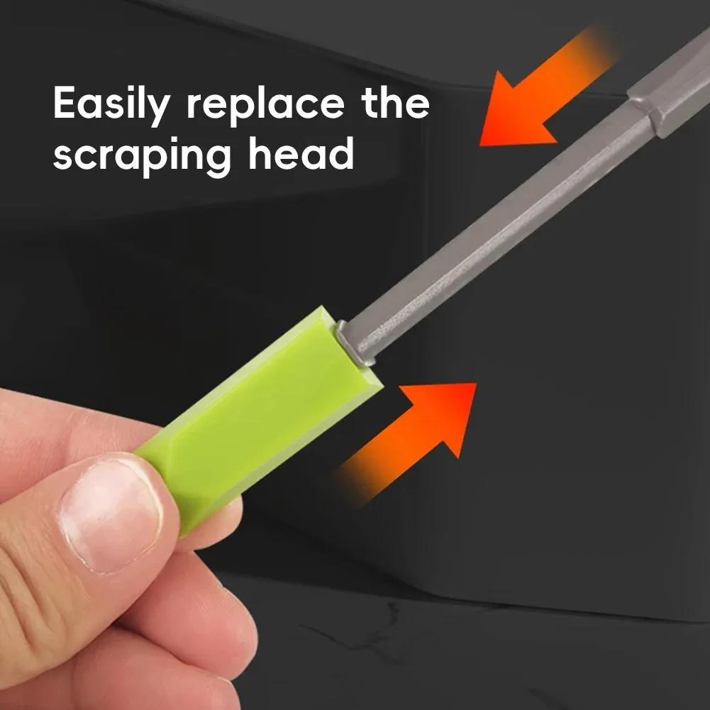 9 in 1 Car Window Glass Glue Angle Scraper Caulk Tool Multi-angle Sealant Scraper Descaling Kitchen Tile Floor Gap