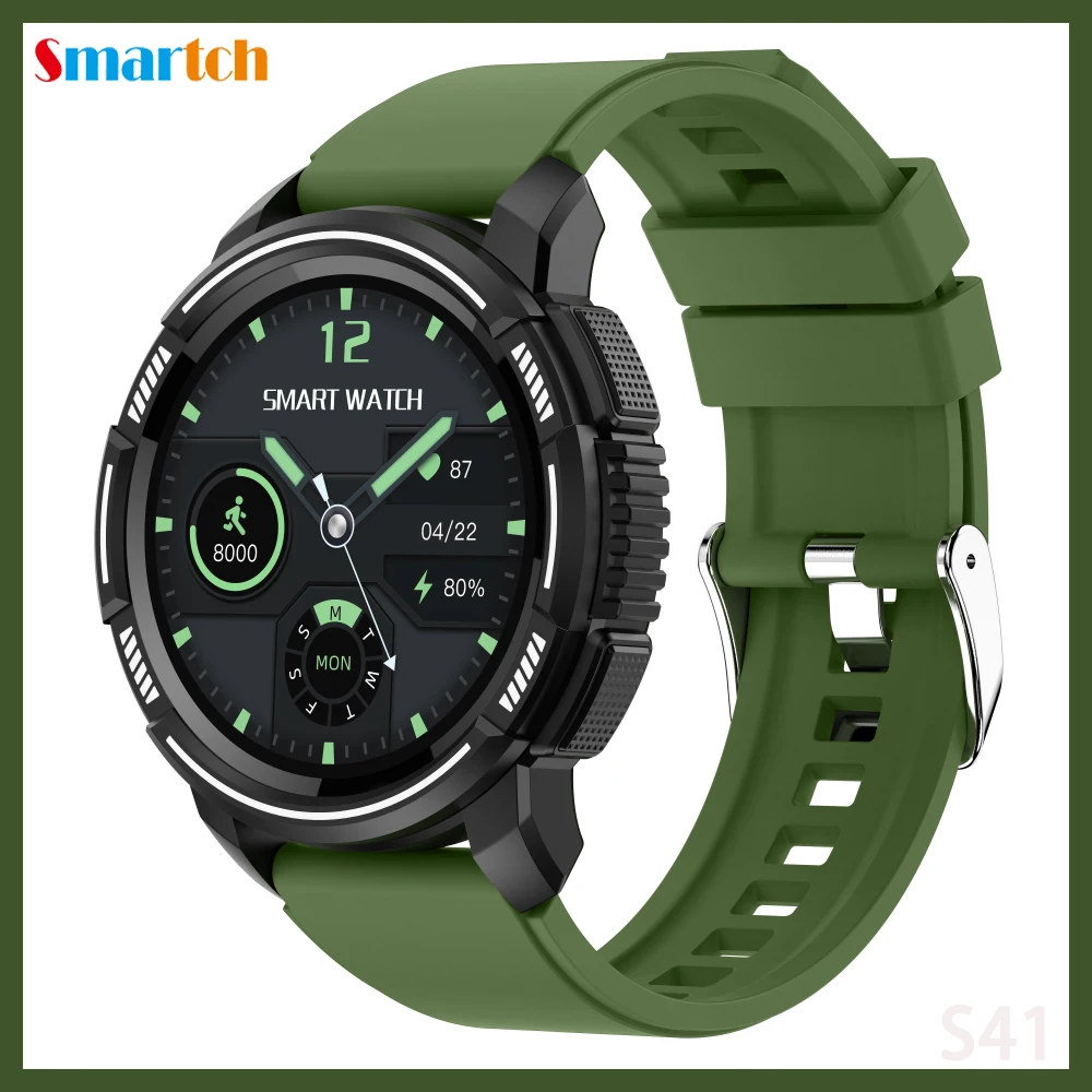 

Smart Watch Heart Rate Monitor Waterproof Fitness Bracelet Women Outdoor Sports Smartwatch Men Music Weather Call SMS Reminder