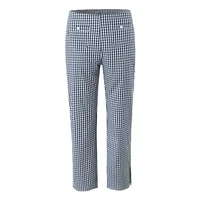 Colleen Plaid Lapel Sleeveless Pant Set 5