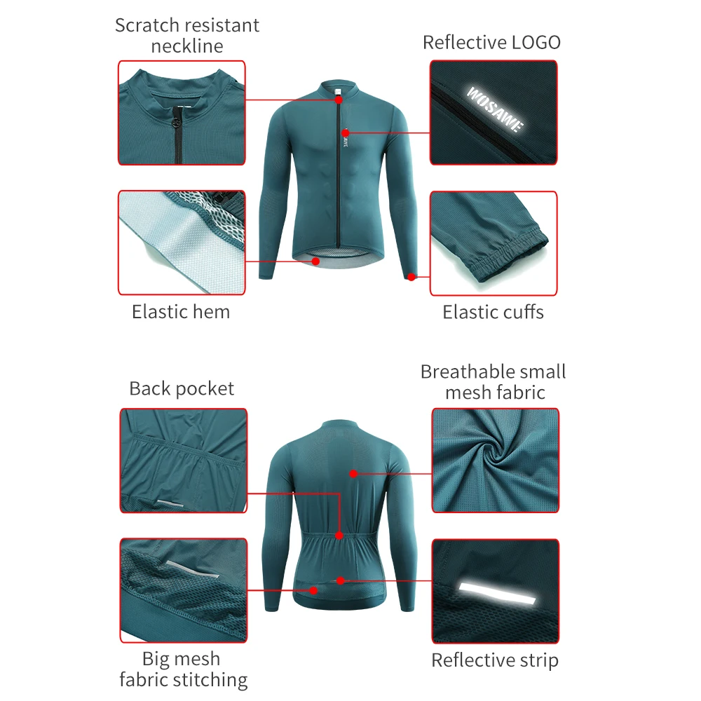 ملابس ووساوي الرجالية لركوب الدراجات ، ملابس سريعة...