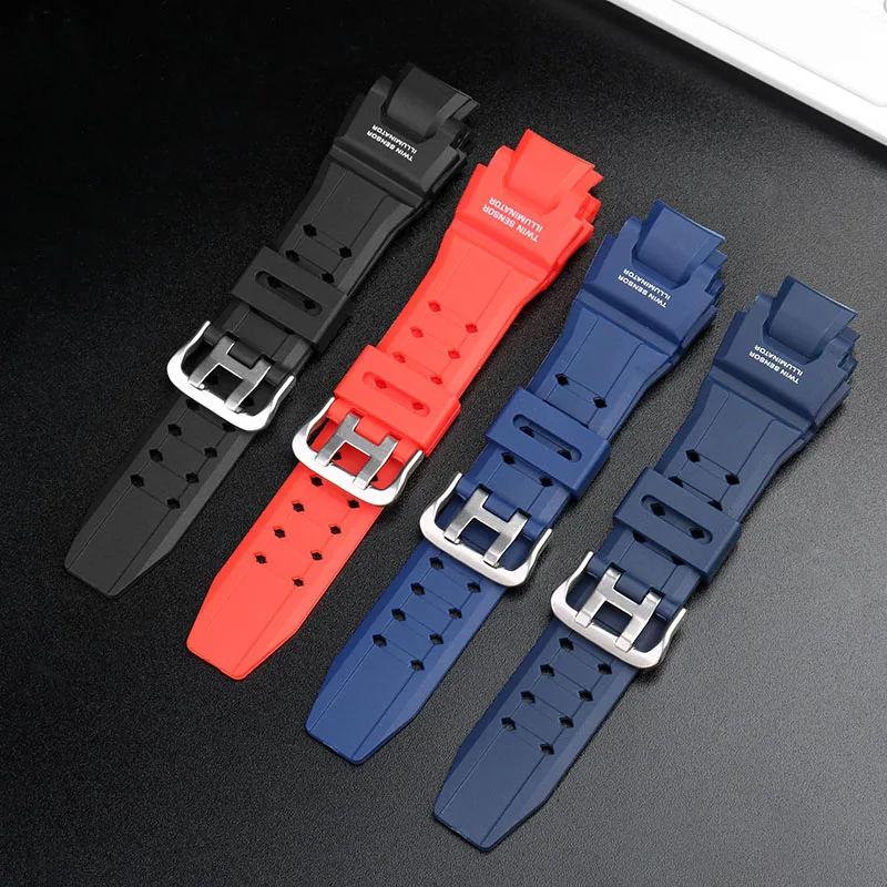 Per Casio G-Shock Orologio Ga1000 / 1100 Gw-A1000 / 1100 / 4000 Cinturino Per Orologio In Gomma Cinturino Per Orologio In Silicone Accessori Per Bracc