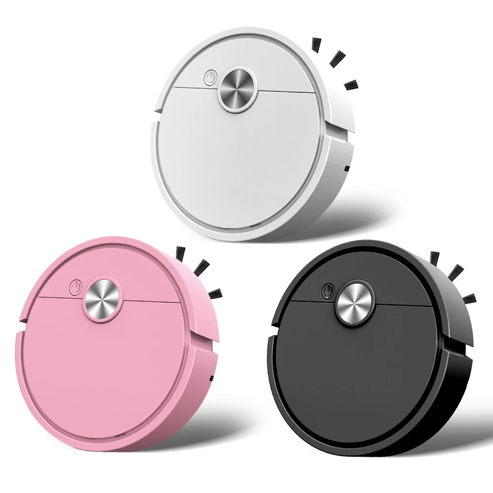 3 in 1 Vacuum Mop Robot Rechargeable Sweeping Machine Strong Suction Compact Cleaning Machine for Pet Hair Stubborn Dirt 2