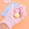 1pc Bath For Peeling Exfoliating Mitt Gloves For Shower Body Brush Fingers Towel Body Massage Sponge Wash Moisturizing SPA Foam 3