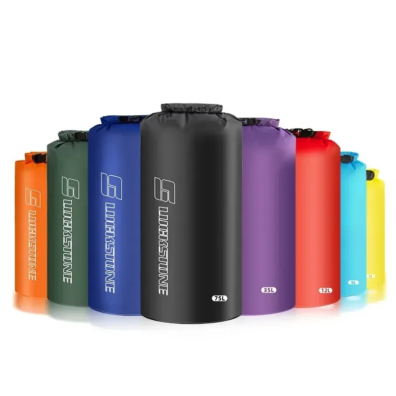 Waterproof Dry Bag Sack 5/8/15/25/35/75L Ultralight Drifting Swimming Clothes Storage Bag Rafting Kayaking Outdoor Sport waterproof bag dry bag