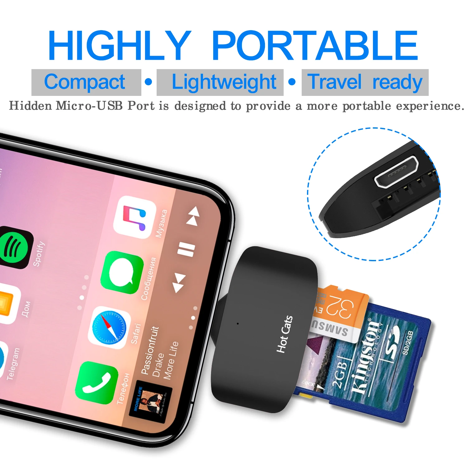 3 in 1 USB Lighting to TF SD Card Reader for Apple iPhone15 14 13 Pro Max 3.0 OTG Adapter Camera Photo Data Transfer Converter