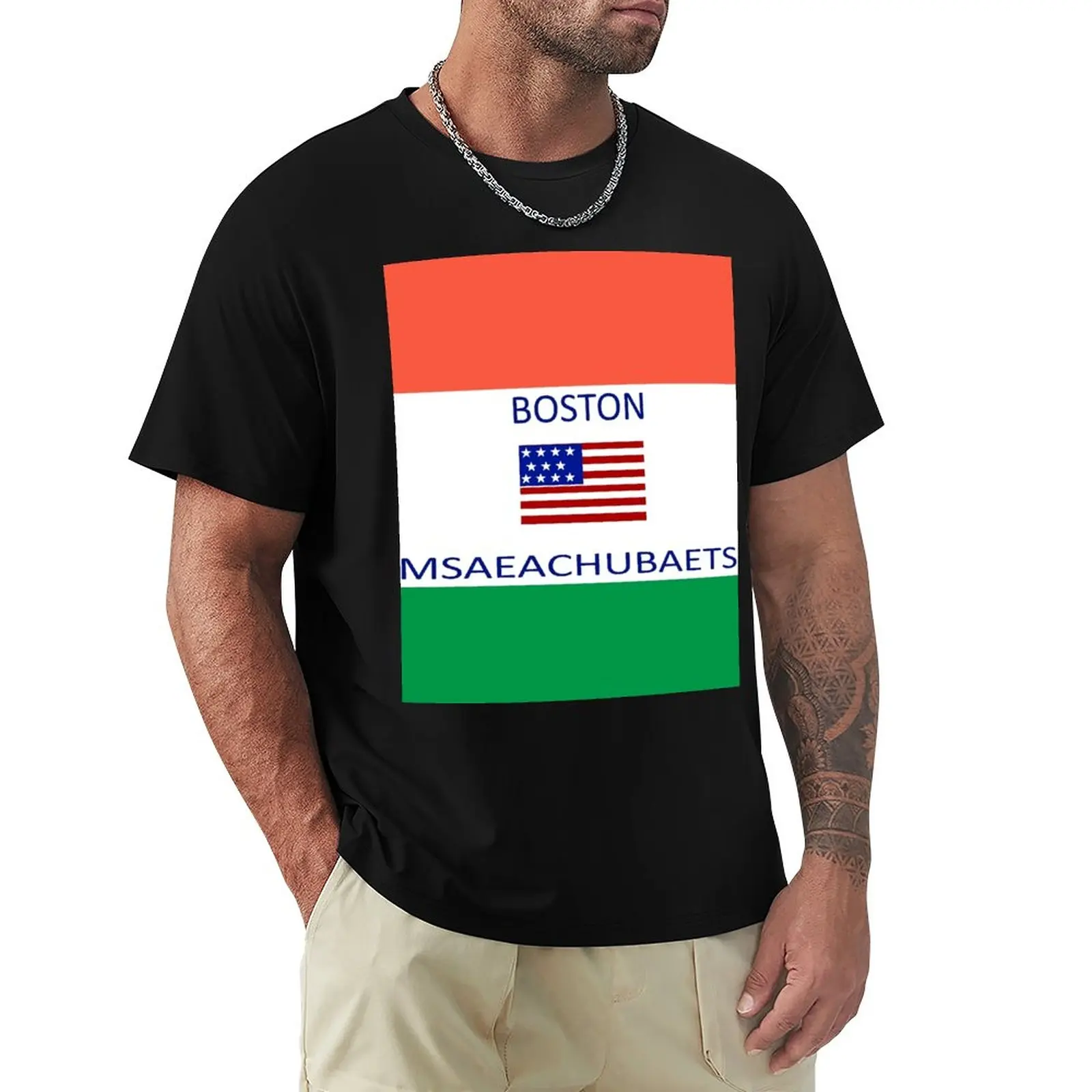 

Boston Msaeachubaets Meme T-Shirt sublime t shirt summer clothes Oversized t-shirt heavyweight t shirts Men's cotton t-shirt