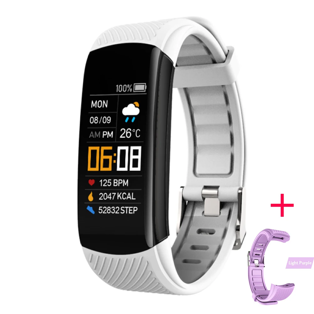 Smart Wristband Fitness Tracker Bracelet for Men Women Kids Smartwatch Sport Waterproof Connected Heart Rate Smart Watch Band 