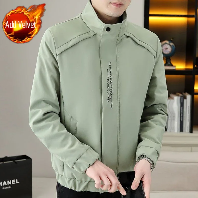 thumbnail image 1 of Abrigo acolchado de terciopelo para hombre, chaquetas acolchadas para hombre, parkas, modelos de invierno, novedad en promoción de ropa exterior, moda Harajuku, 1 of 5