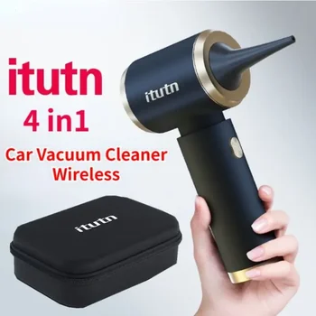 Wireless Car Vacuum Cleaner Portable 4 in 1 Vacuum Cleaner Strong Suction Handheld Vacuum Cleaner Powerful Blower for Car Home