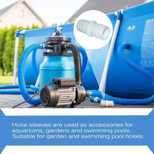 1 Állítsa Be A Medence Tömlőcsatlakozóját, Nagy Teljesítményű Szivárgásmentes Csőcsatlakozó Rozsda-Rezisztens Gyors Kapcsolat Tömlőbilincsekkel Pangea Tech Számára - Image 2