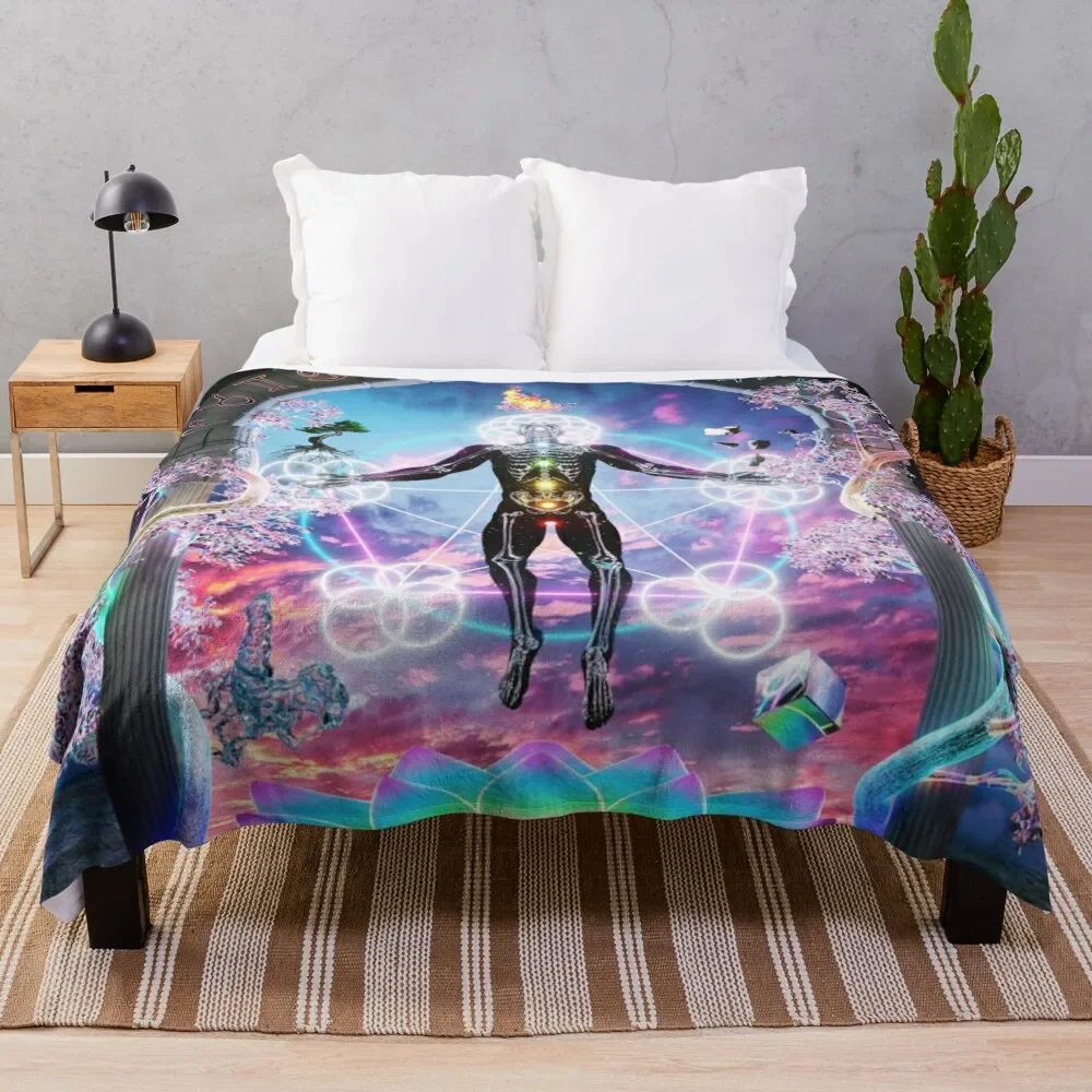 

griz rainbow brain 2022 masmart Throw Blanket Blankets For Sofas Fashion Sofas For Sofa Thin Flannel Fabric Soft Beds Blankets