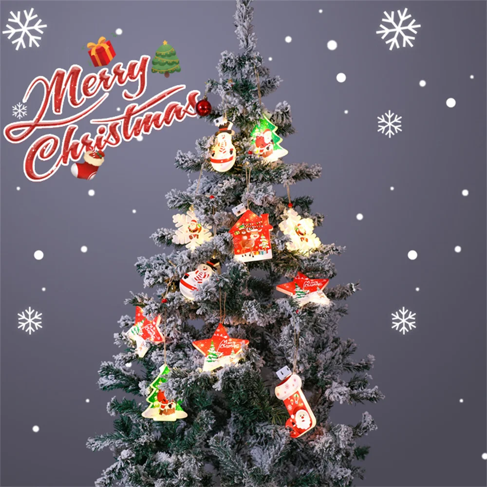 Christmas Tree Decorations LED Light Indoor Room Interior Layout Lights Nights Creative Gifts Christmas Atmosphere decoration