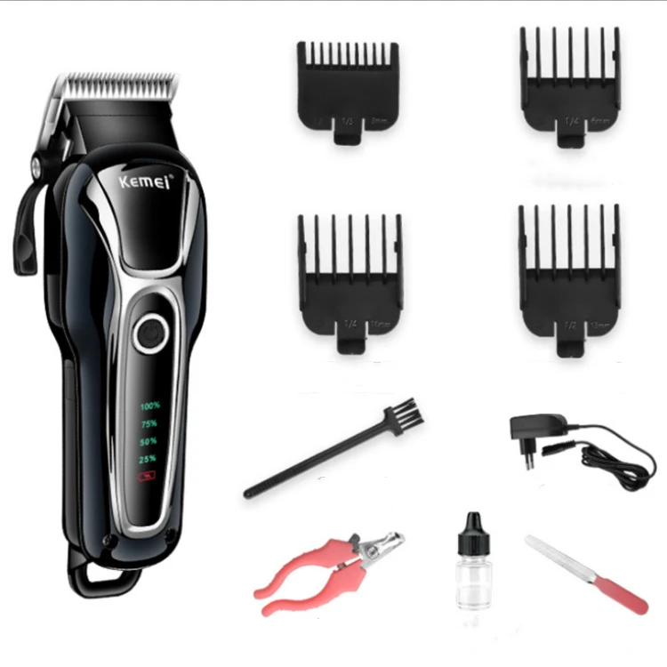 

100-240v rechargeable professional dog hair trimmer for cat cutter grooming machine hair remover animal hair clipper for pet